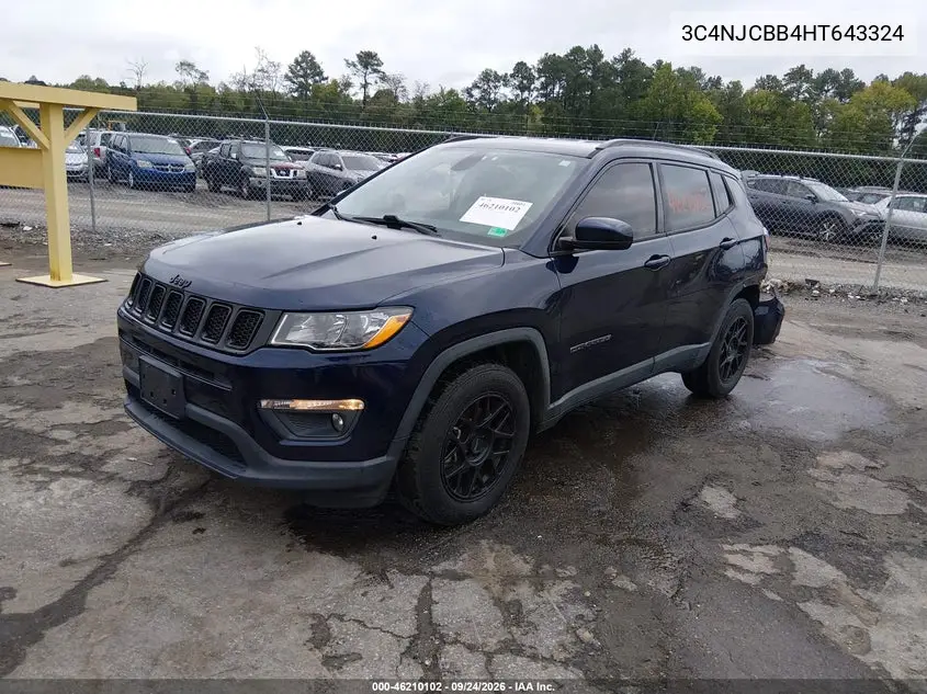 2017 JEEP COMPASS VIN 3C4NJCBB4HT643324 — фото 2