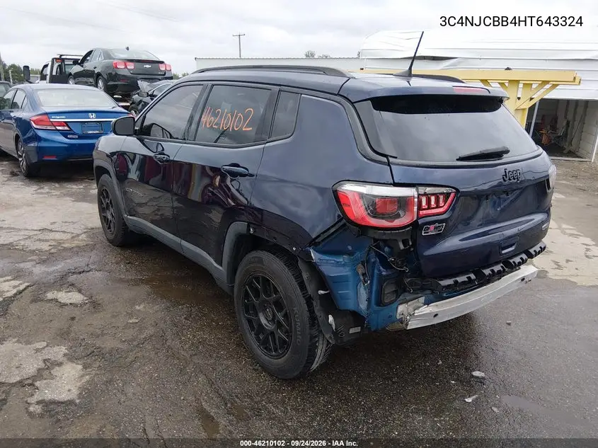 2017 JEEP COMPASS VIN 3C4NJCBB4HT643324 — фото 3