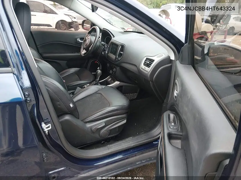2017 JEEP COMPASS VIN 3C4NJCBB4HT643324 — фото 5