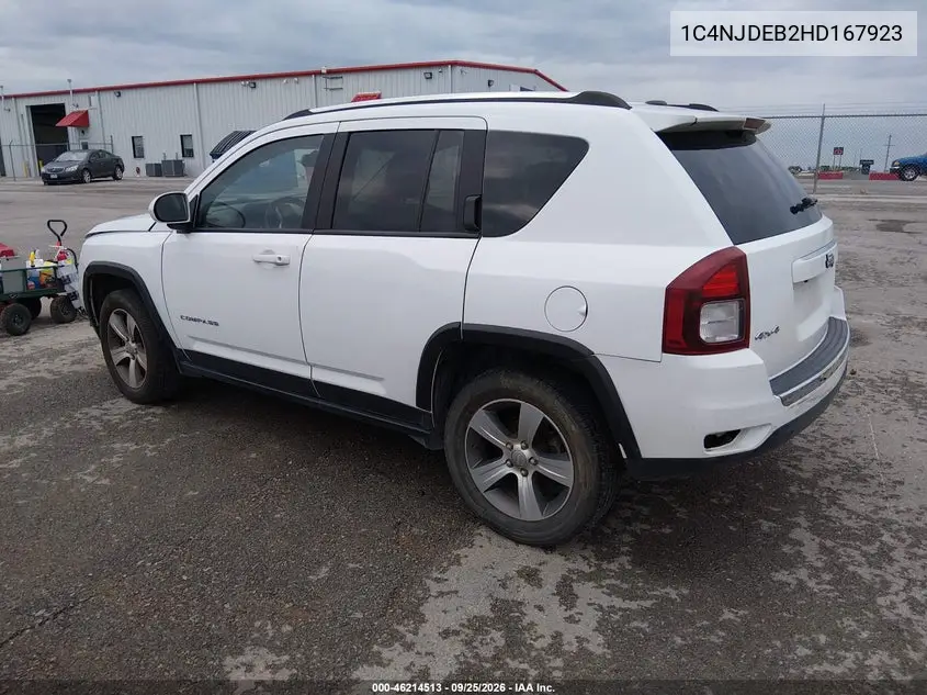 2017 JEEP COMPASS VIN 1C4NJDEB2HD167923 — фото 3
