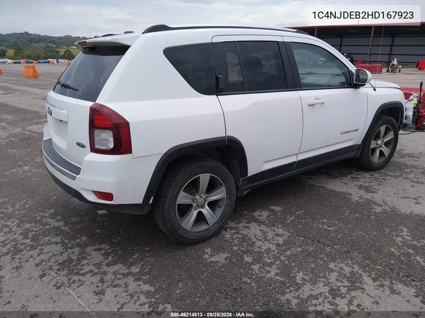 2017 JEEP COMPASS VIN 1C4NJDEB2HD167923 — фото 4