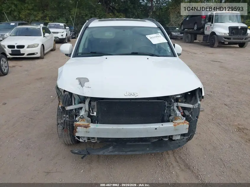 2017 JEEP COMPASS VIN 1C4NJDEB4HD129593 — фото 12