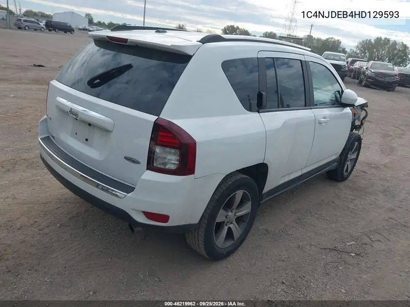 2017 JEEP COMPASS VIN 1C4NJDEB4HD129593 — фото 4