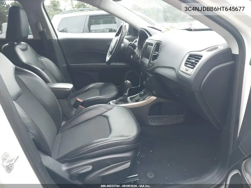 2017 JEEP COMPASS VIN 3C4NJDBB6HT645677 — фото 5