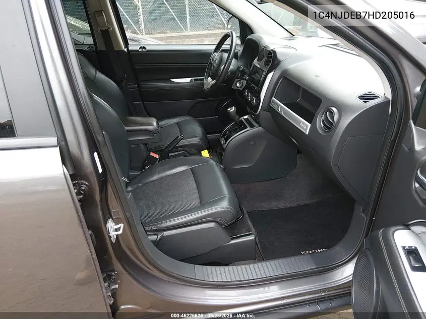 2017 JEEP COMPASS VIN 1C4NJDEB7HD205016 — фото 5