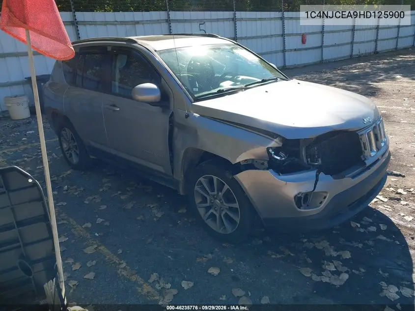 JEEP COMPASS 2017, VIN 1C4NJCEA9HD125900