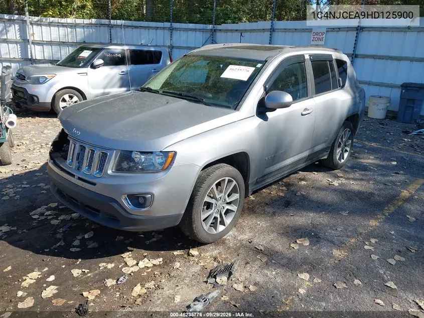 2017 JEEP COMPASS VIN 1C4NJCEA9HD125900 — фото 2