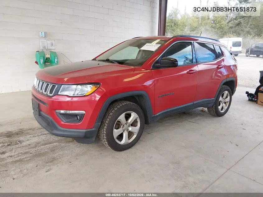 2017 JEEP COMPASS VIN 3C4NJDBB3HT651873 — фото 2
