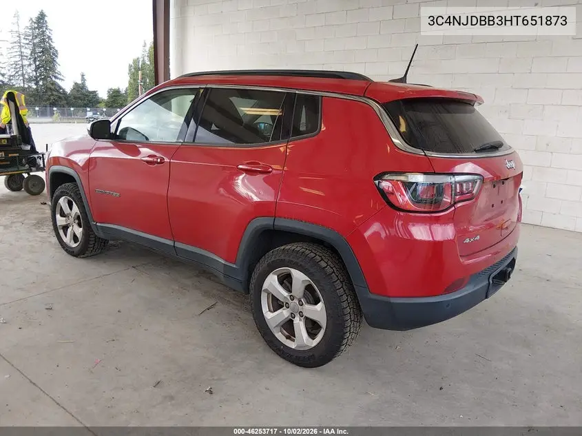 2017 JEEP COMPASS VIN 3C4NJDBB3HT651873 — фото 3