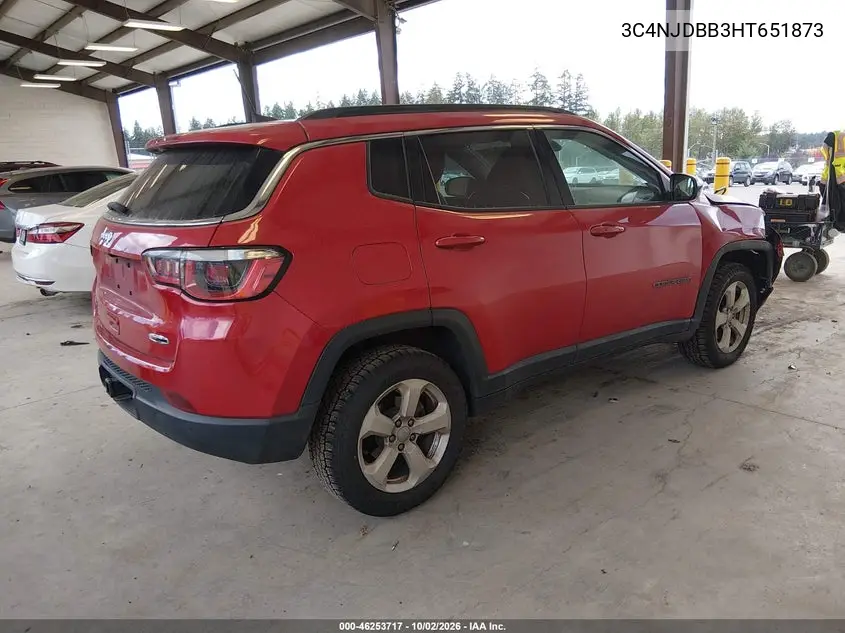 2017 JEEP COMPASS VIN 3C4NJDBB3HT651873 — фото 4