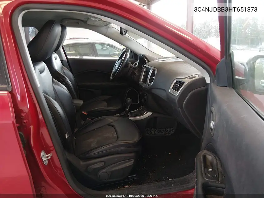 2017 JEEP COMPASS VIN 3C4NJDBB3HT651873 — фото 5