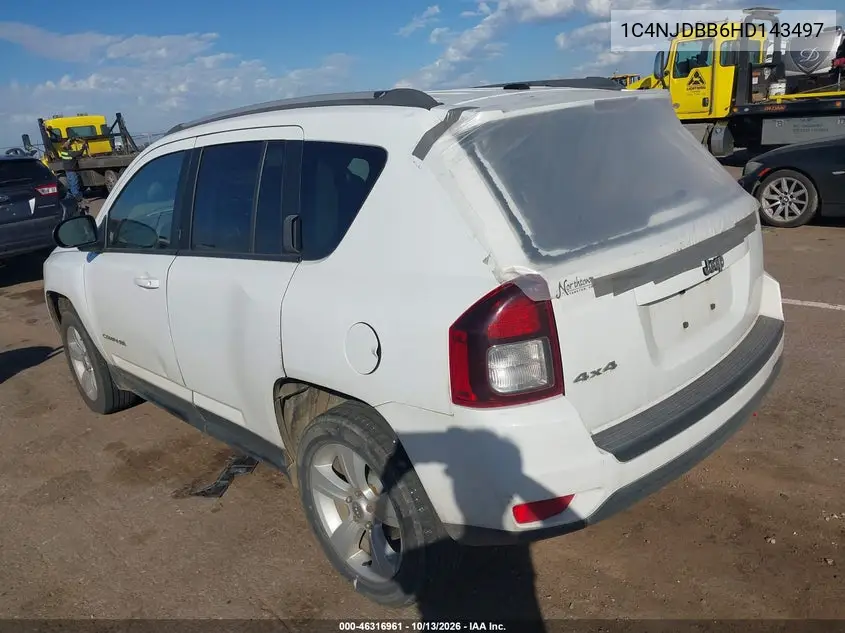 2017 JEEP COMPASS VIN 1C4NJDBB6HD143497 — фото 3
