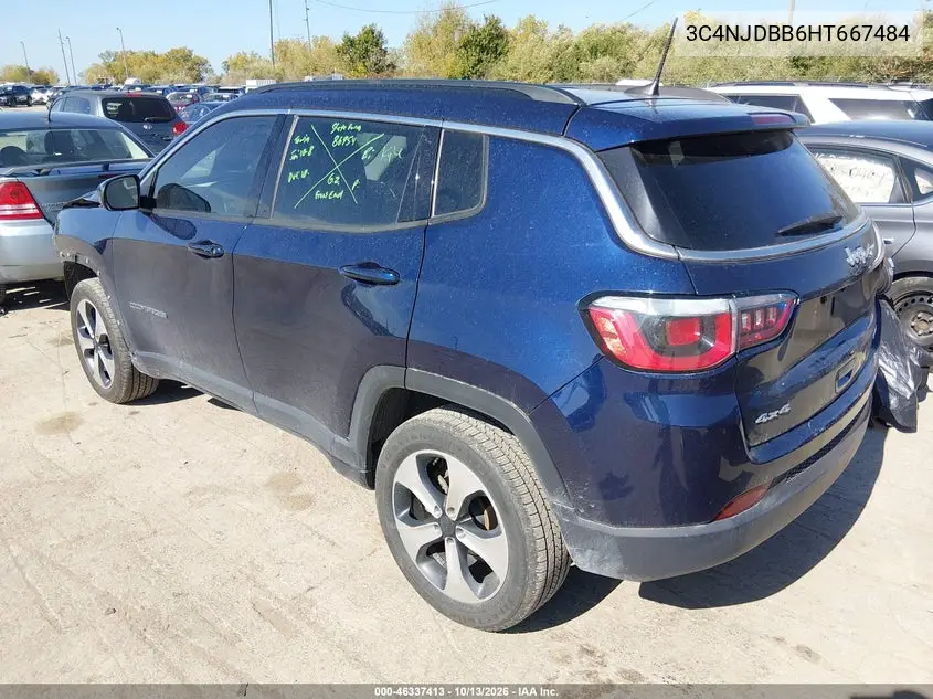 2017 JEEP COMPASS VIN 3C4NJDBB6HT667484 — фото 3