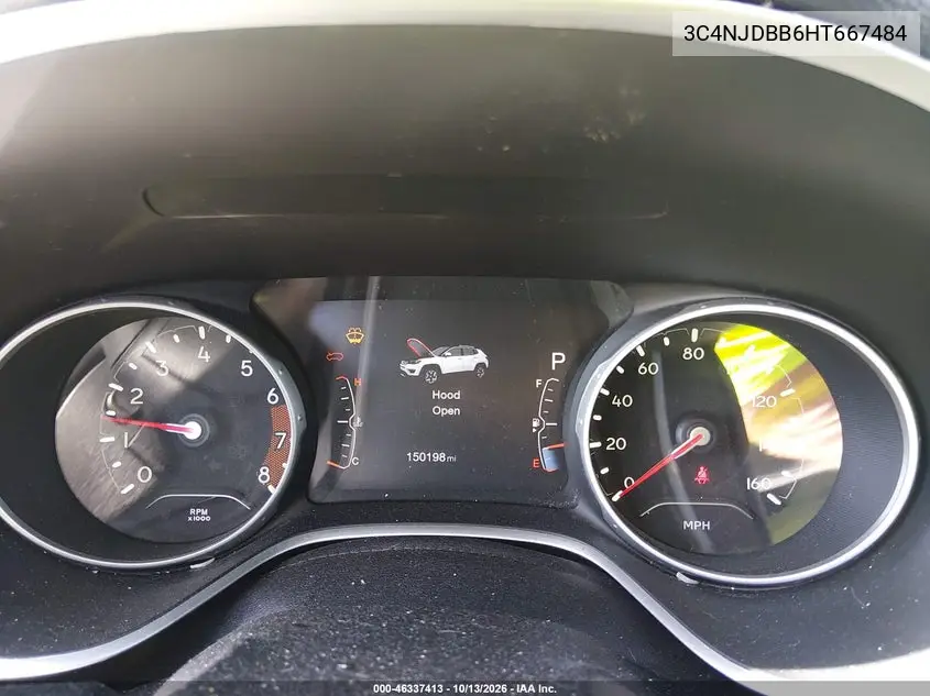 2017 JEEP COMPASS VIN 3C4NJDBB6HT667484 — фото 7