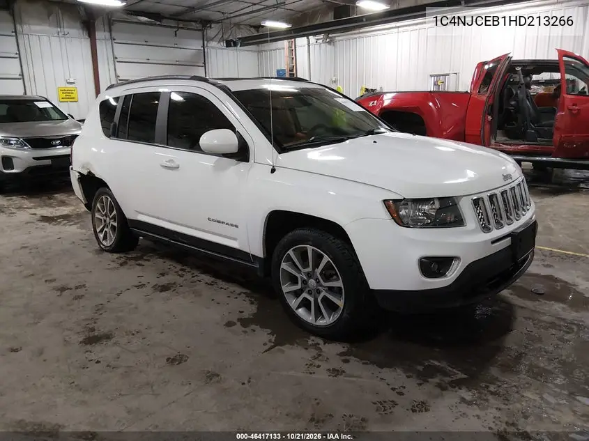 JEEP COMPASS 2017, VIN 1C4NJCEB1HD213266
