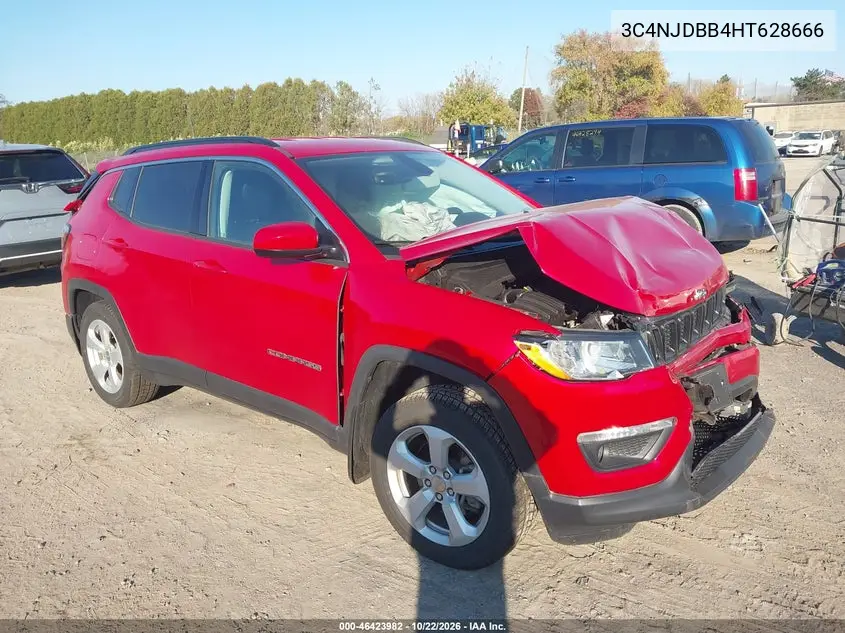 JEEP COMPASS 2017, VIN 3C4NJDBB4HT628666