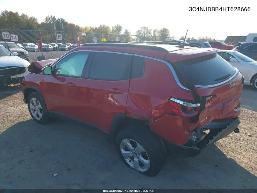 2017 JEEP COMPASS VIN 3C4NJDBB4HT628666 — фото 3