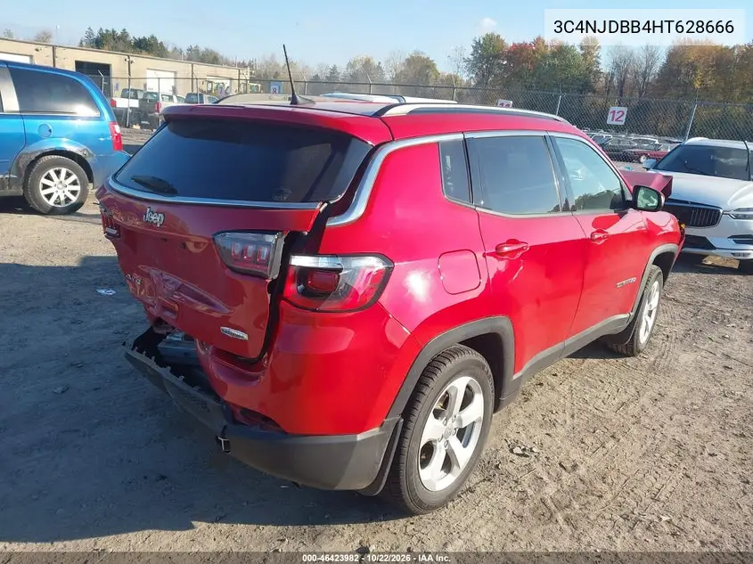 2017 JEEP COMPASS VIN 3C4NJDBB4HT628666 — фото 4