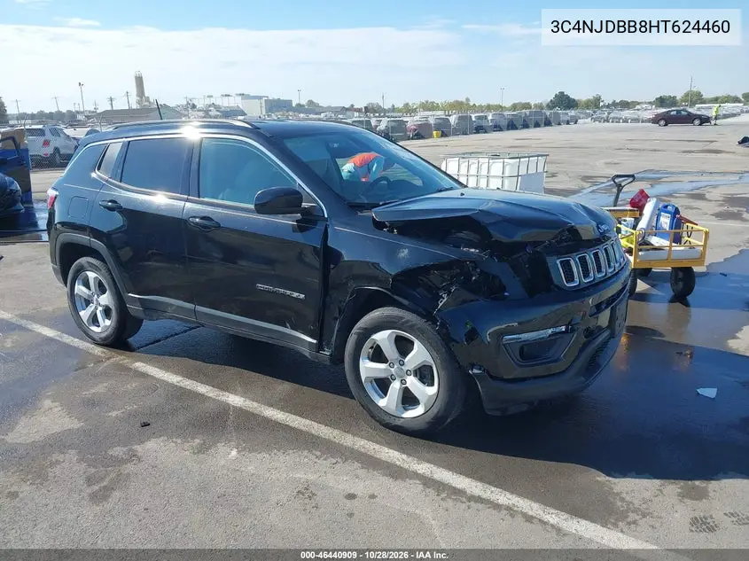 JEEP COMPASS 2017, VIN 3C4NJDBB8HT624460