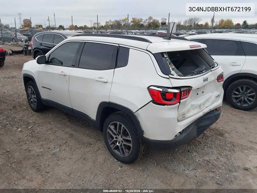2017 JEEP COMPASS VIN 3C4NJDBBXHT672199 — фото 3