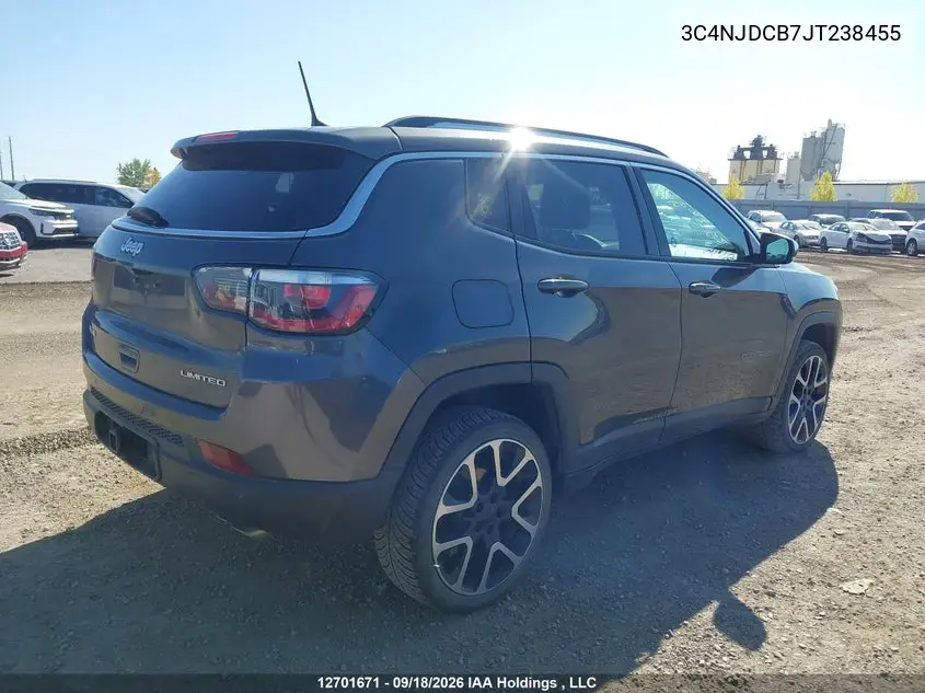2018 JEEP COMPASS VIN 3C4NJDCB7JT238455 — фото 4