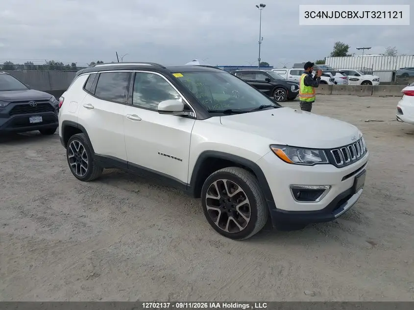 JEEP COMPASS 2018, VIN 3C4NJDCBXJT321121