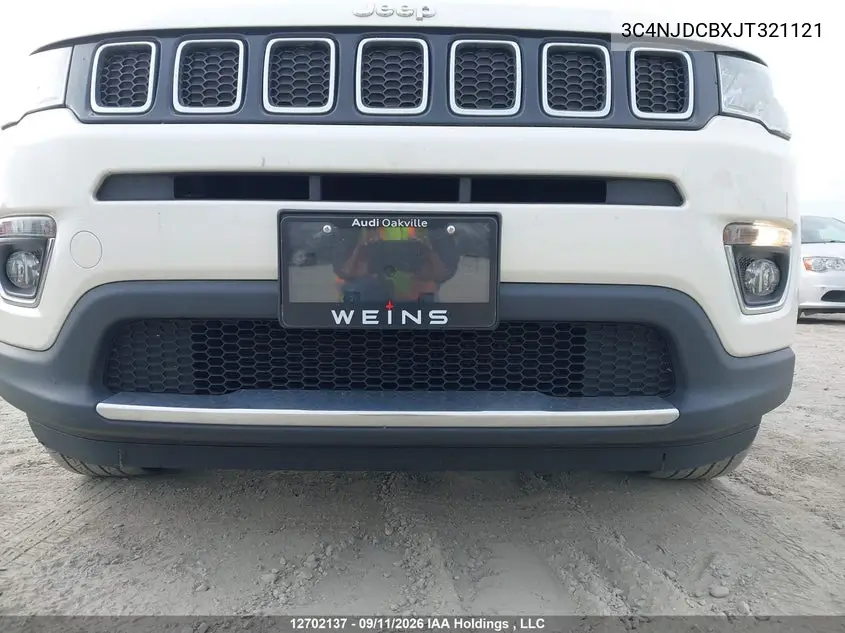 2018 JEEP COMPASS VIN 3C4NJDCBXJT321121 — фото 11