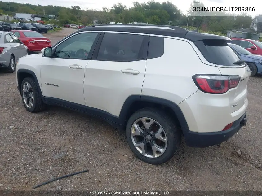 2018 JEEP COMPASS VIN 3C4NJDCB4JT209866 — фото 3