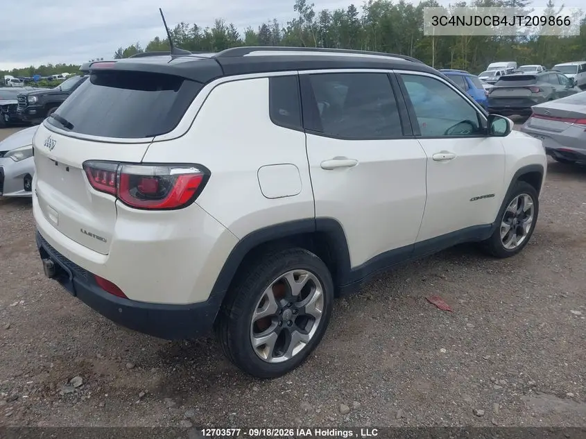 2018 JEEP COMPASS VIN 3C4NJDCB4JT209866 — фото 4