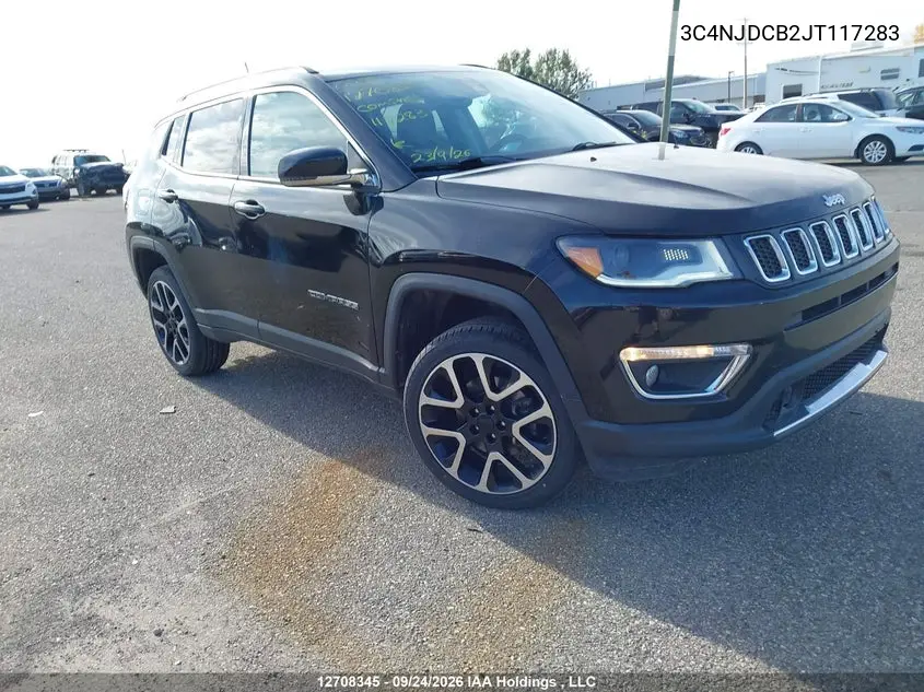 JEEP COMPASS 2018, VIN 3C4NJDCB2JT117283
