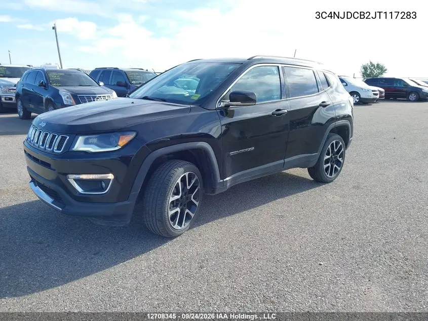 2018 JEEP COMPASS VIN 3C4NJDCB2JT117283 — фото 2