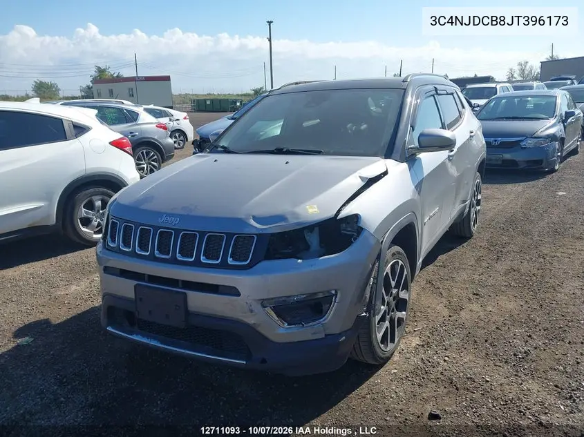2018 JEEP COMPASS VIN 3C4NJDCB8JT396173 — фото 2