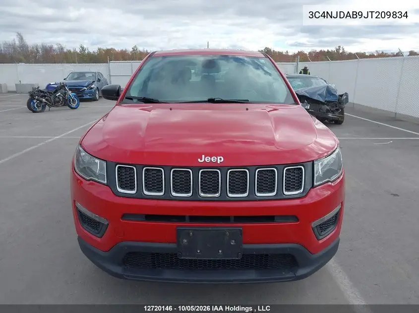 2018 JEEP COMPASS VIN 3C4NJDAB9JT209834 — фото 12