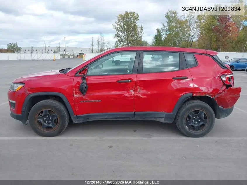2018 JEEP COMPASS VIN 3C4NJDAB9JT209834 — фото 14
