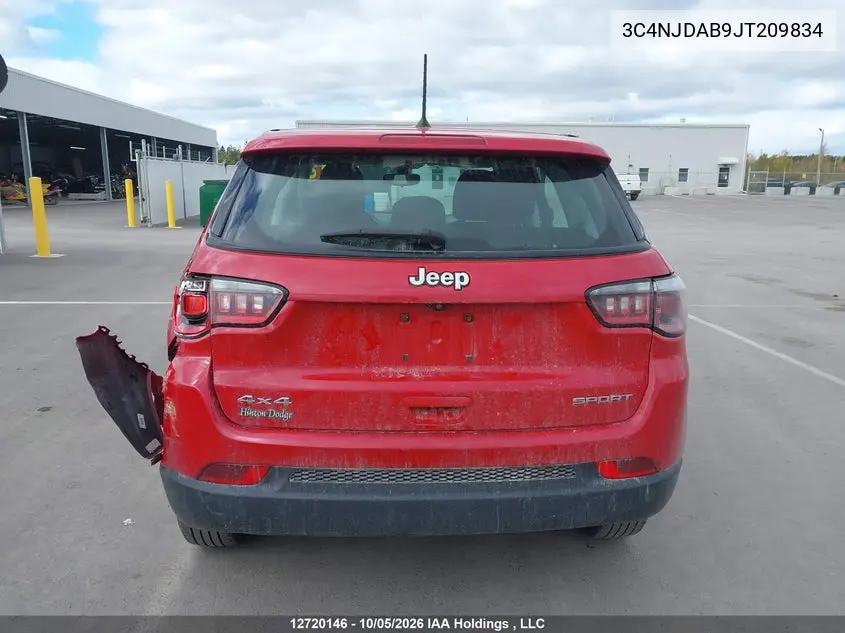 2018 JEEP COMPASS VIN 3C4NJDAB9JT209834 — фото 16