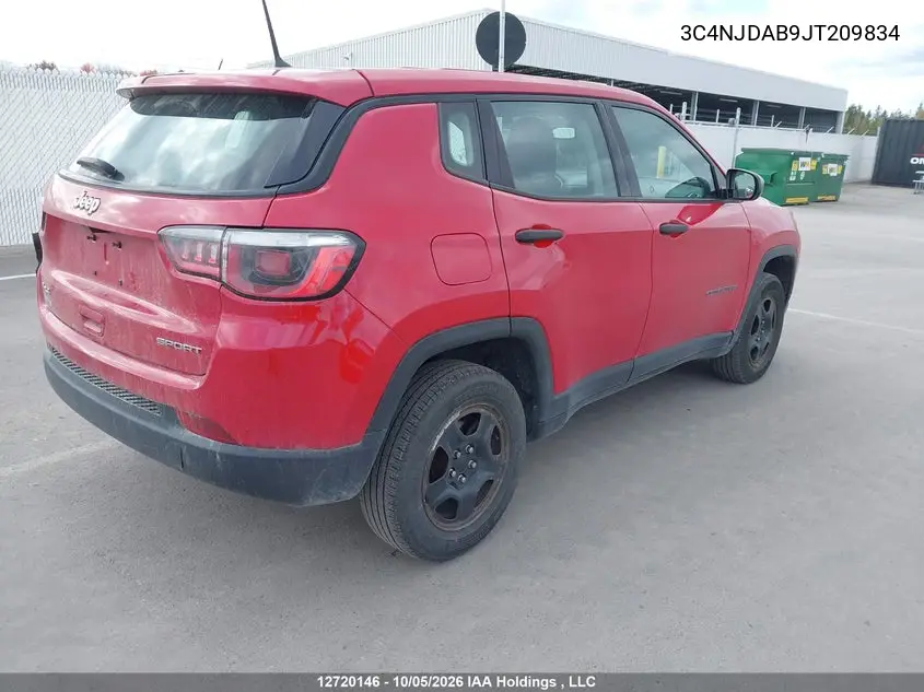2018 JEEP COMPASS VIN 3C4NJDAB9JT209834 — фото 4
