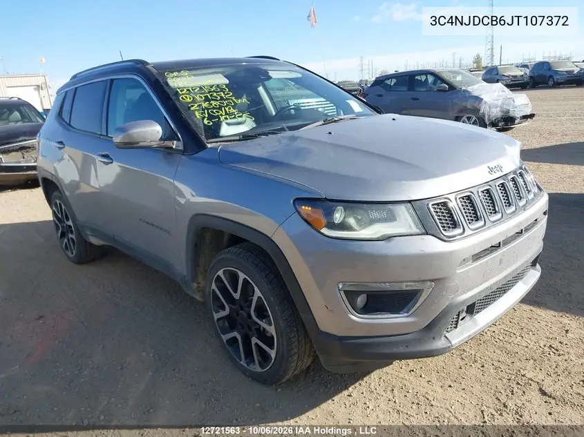 JEEP COMPASS 2018, VIN 3C4NJDCB6JT107372