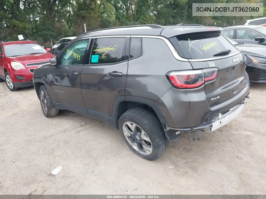 2018 JEEP COMPASS VIN 3C4NJDCB1JT362060 — фото 3