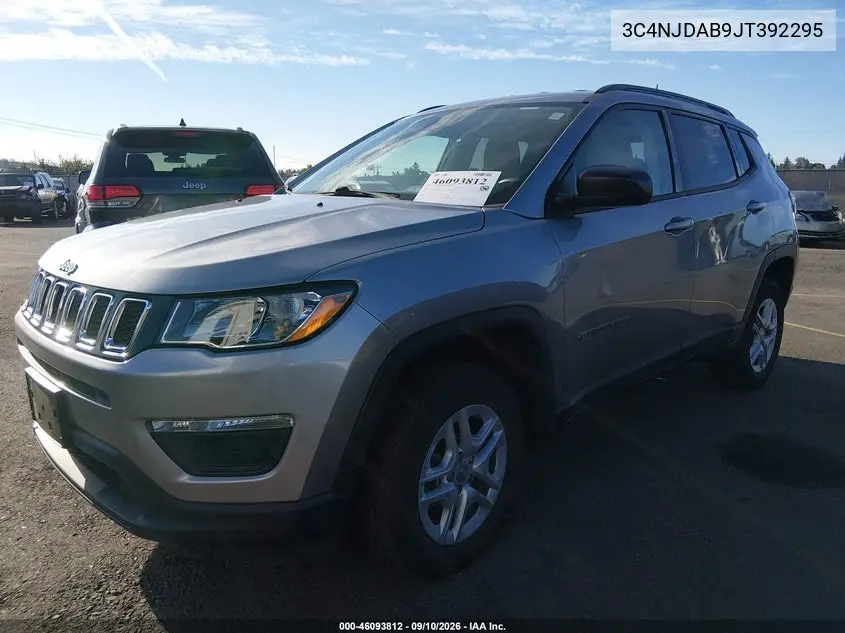 2018 JEEP COMPASS VIN 3C4NJDAB9JT392295 — фото 2