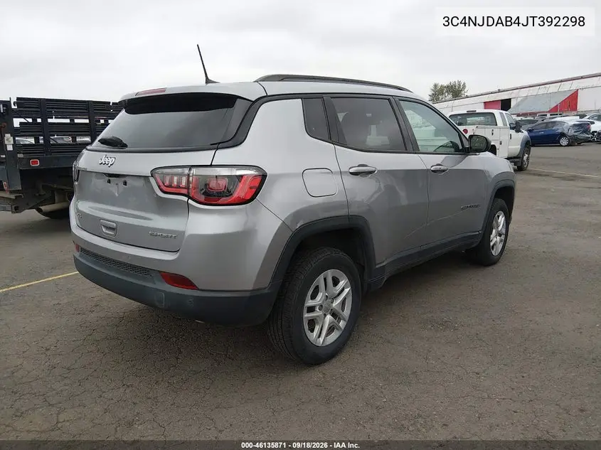 2018 JEEP COMPASS VIN 3C4NJDAB4JT392298 — фото 4