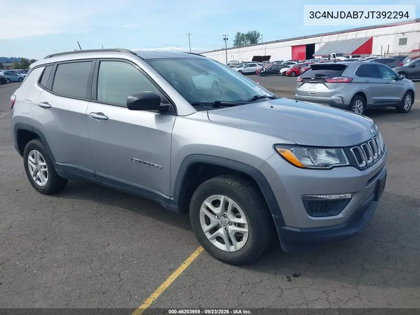 JEEP COMPASS 2018, VIN 3C4NJDAB7JT392294
