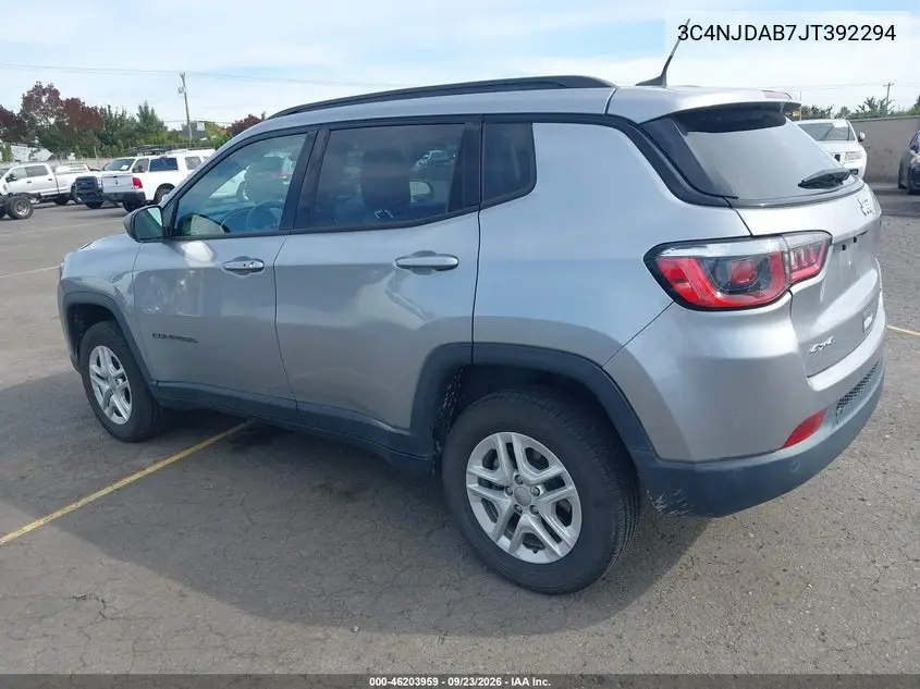 2018 JEEP COMPASS VIN 3C4NJDAB7JT392294 — фото 3