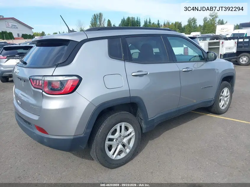 2018 JEEP COMPASS VIN 3C4NJDAB7JT392294 — фото 4