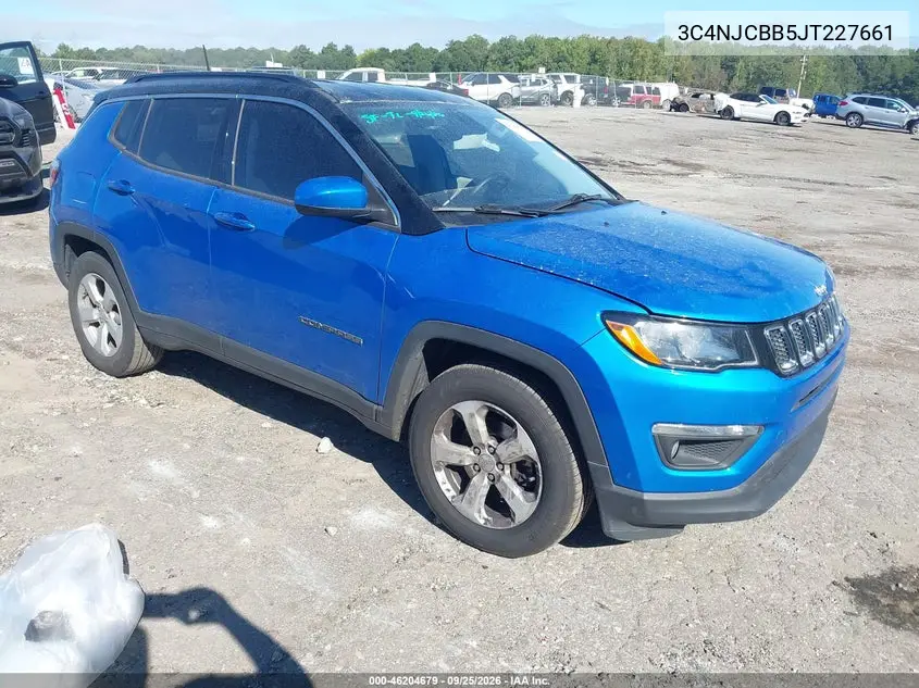 JEEP COMPASS 2018, VIN 3C4NJCBB5JT227661