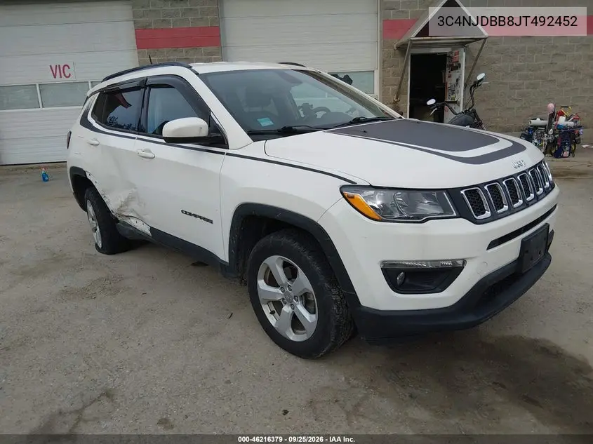 JEEP COMPASS 2018, VIN 3C4NJDBB8JT492452