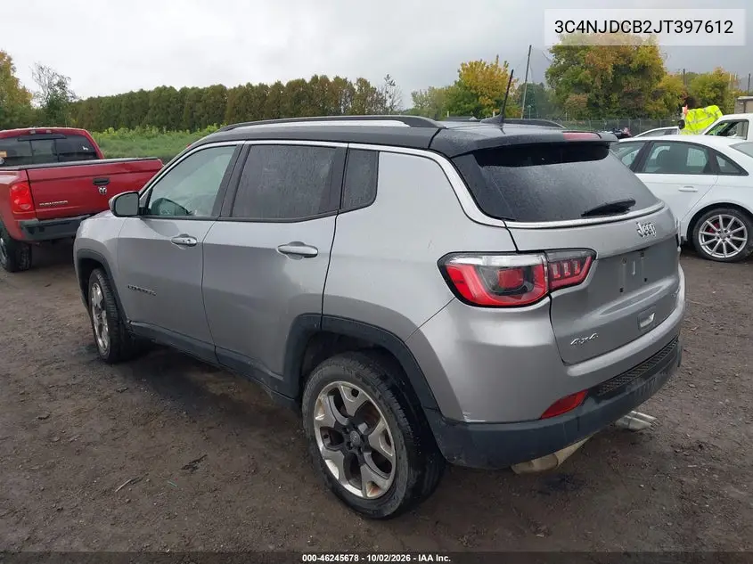 2018 JEEP COMPASS VIN 3C4NJDCB2JT397612 — фото 3