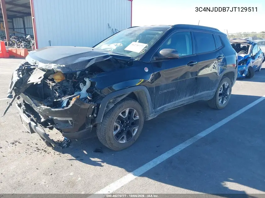 2018 JEEP COMPASS VIN 3C4NJDDB7JT129511 — фото 2