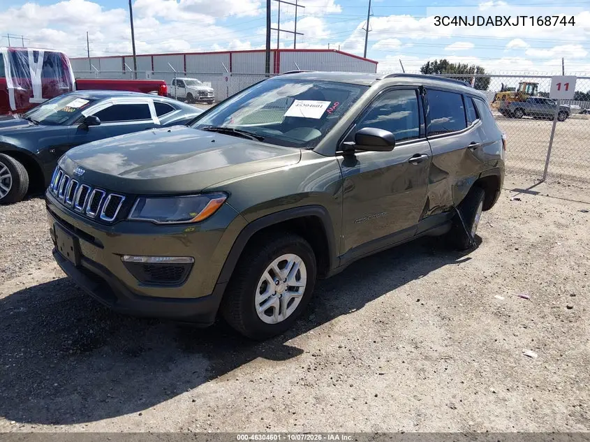 2018 JEEP COMPASS VIN 3C4NJDABXJT168744 — фото 2
