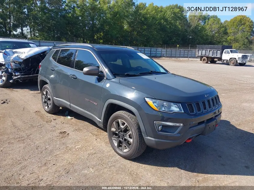 JEEP COMPASS 2018, VIN 3C4NJDDB1JT128967