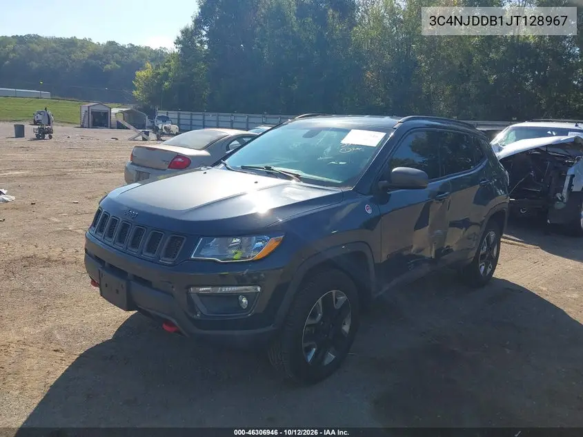 2018 JEEP COMPASS VIN 3C4NJDDB1JT128967 — фото 2